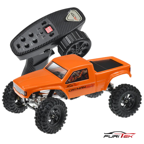 FURITEK CAYMAN PRO V2 4X4 1/18 PREMIUM RC CRAWLER W/ TX/RX ORANGE VERSION